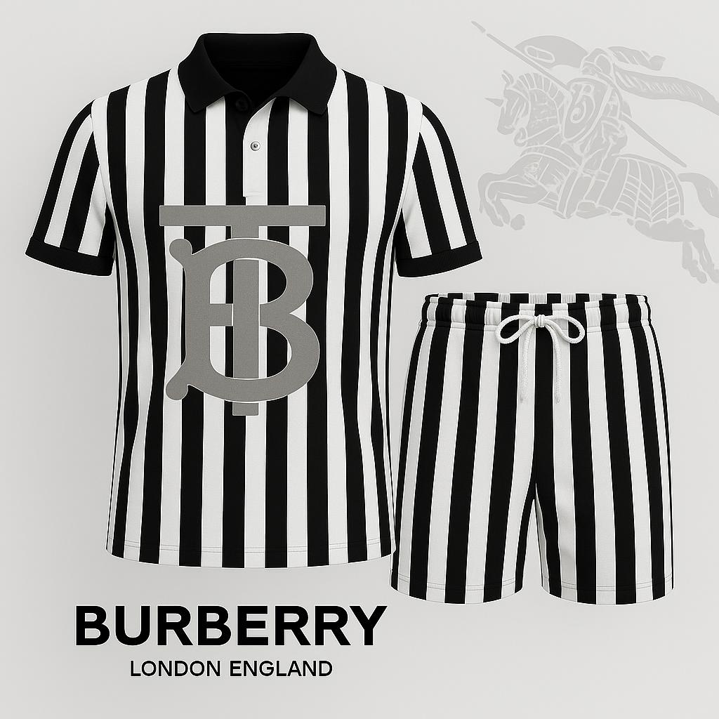 Burberry Iconic Striped Polo Short