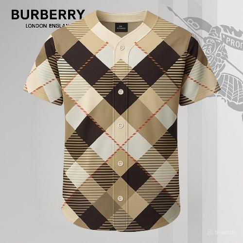 Burberry Premium Plaid Baseball Jersey