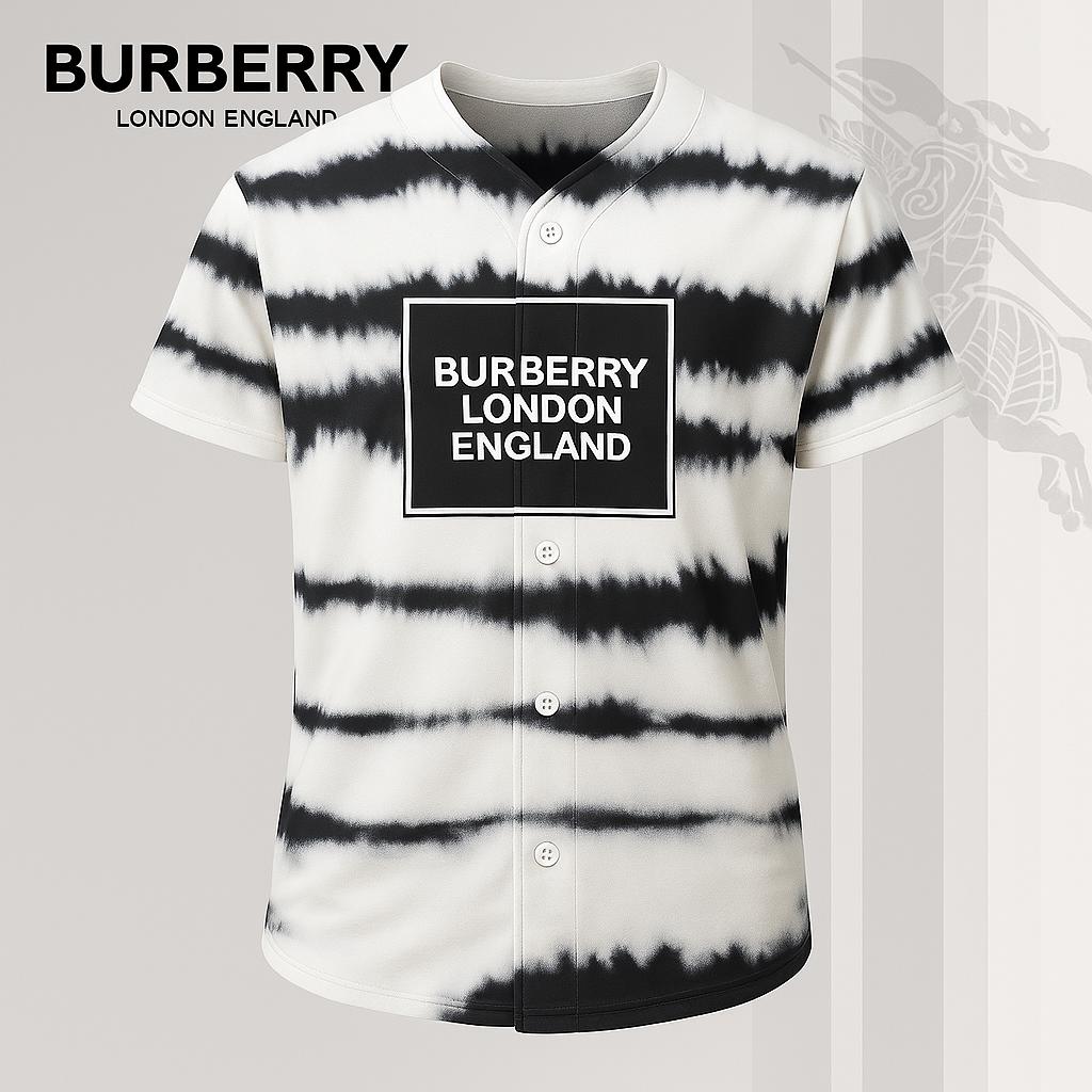Burberry Premium Tie-Dye Baseball Jersey