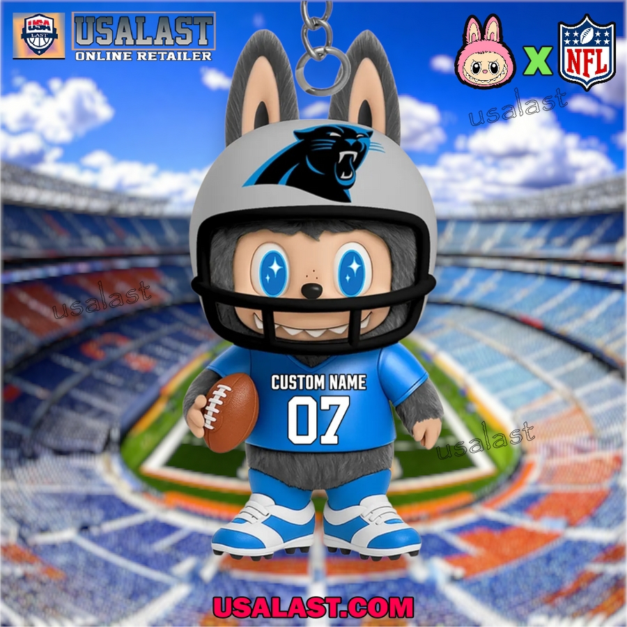 Carolina Panthers Fanatic's Customized Mascot Keychain