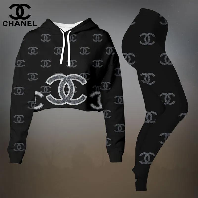 Chanel Bold Iconic Hoodie and Leggings Set