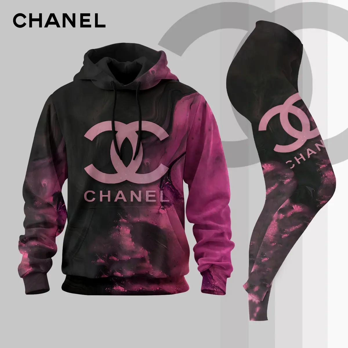 Chanel Bold Tie-Dye Hoodie