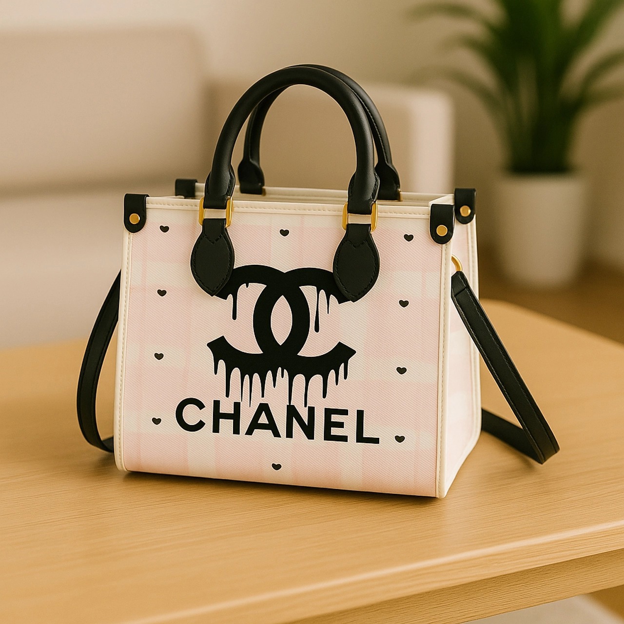 Chanel Dripping Iconic Leather Handbag