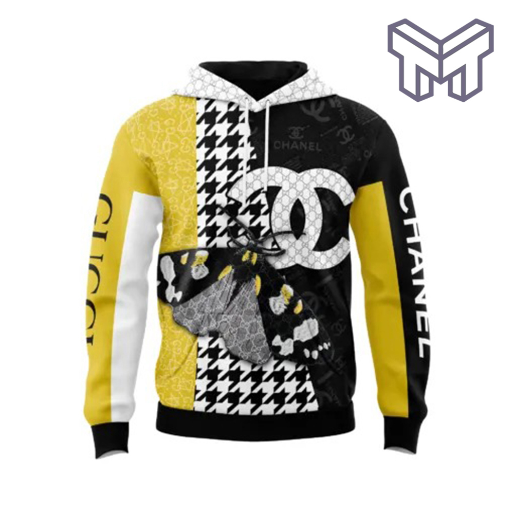 Chanel & Gucci Hoodie 3D Premium Statement Sweatshirt
