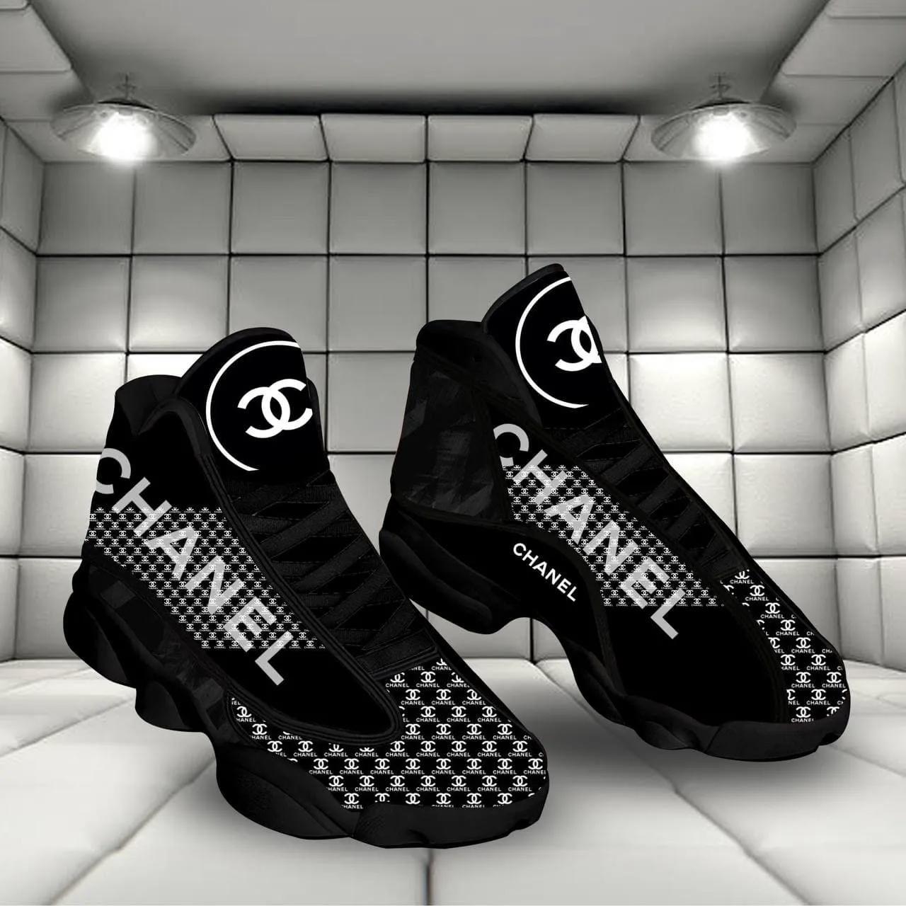 Chanel Iconic Black High-Top Sneaker