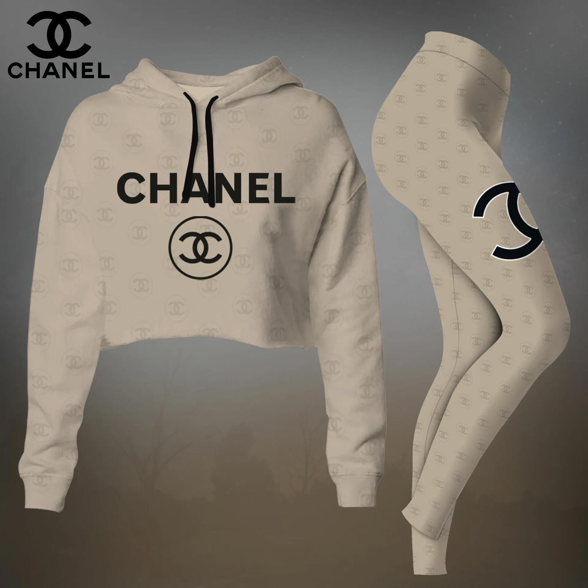 Chanel Iconic Hoodie and Leggings Set
