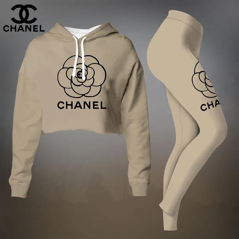 Chanel Iconic Hoodie and Leggings Set