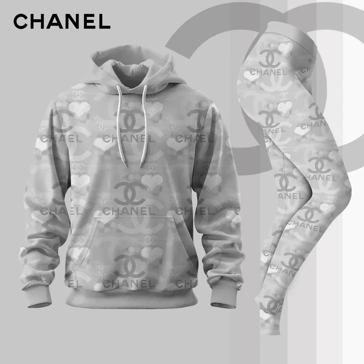 Chanel Iconic Hoodie with Heart Details