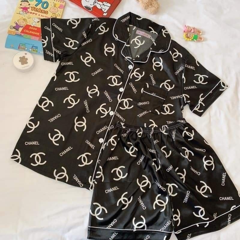 Chanel Iconic Loungewear Set in Black and White