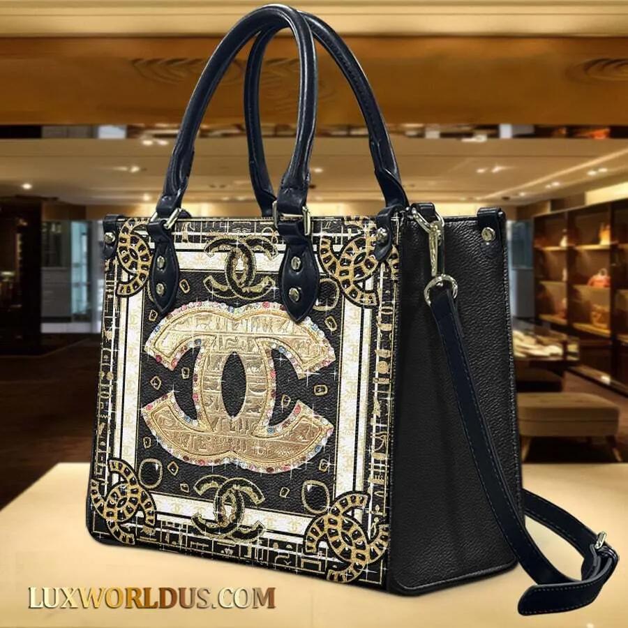 Chanel Luxury Statement Handbag with Bold Monogram Detail