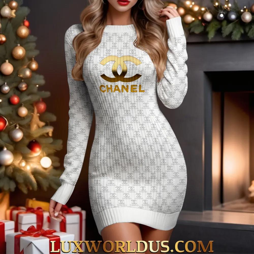 Chanel Statement Sweater Dress