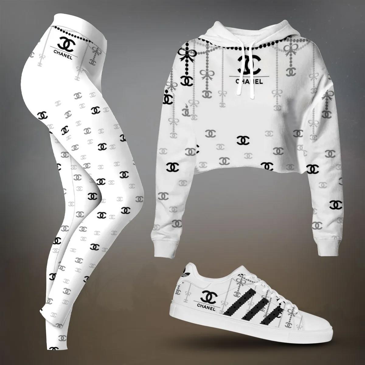 Chanel's Exclusive Statement Hoodie and Leggings Set for Edgy Lovers