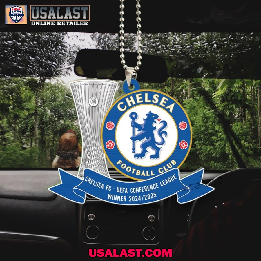Chelsea Football Club UEFA Conference League Winner Ornament Statement Piece