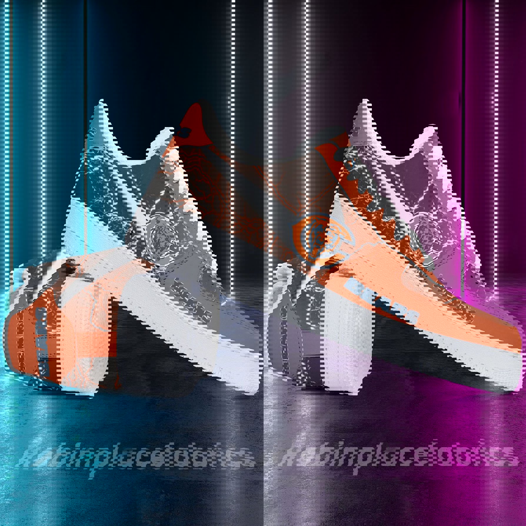 Chicago Bears AF 1 Sneaker Limited Edition Statement Shoes