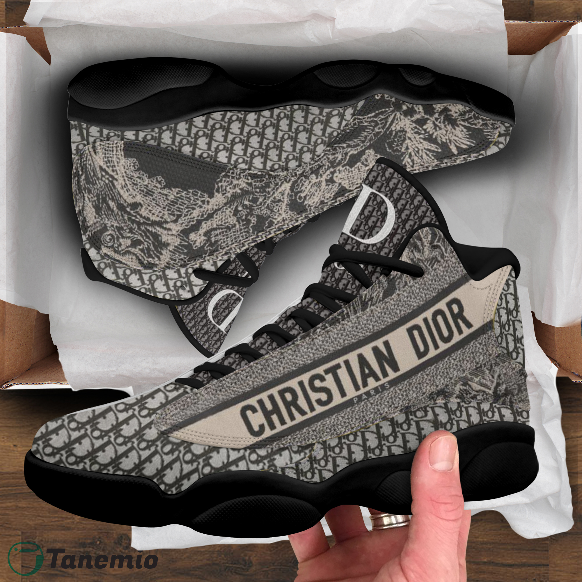 Christian Dior Limited Edition Jordan 13 Sneaker Luxury Statement Shoes