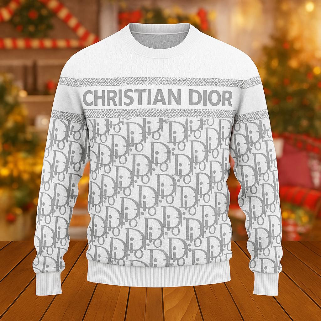 Christian Dior Statement Sweater and Bold Monogram Design