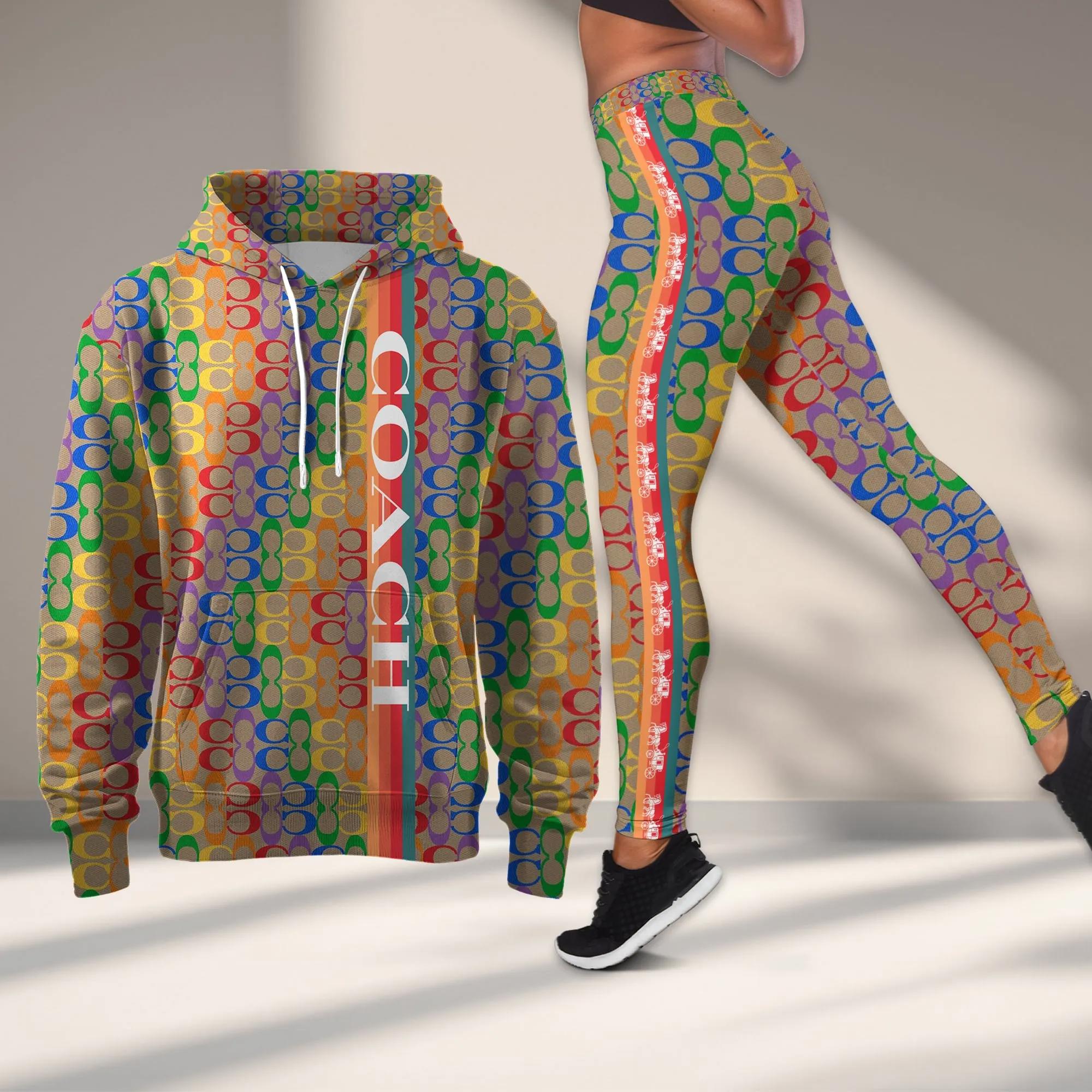 Coach Iconic Bold Hoodie & Leggings Set