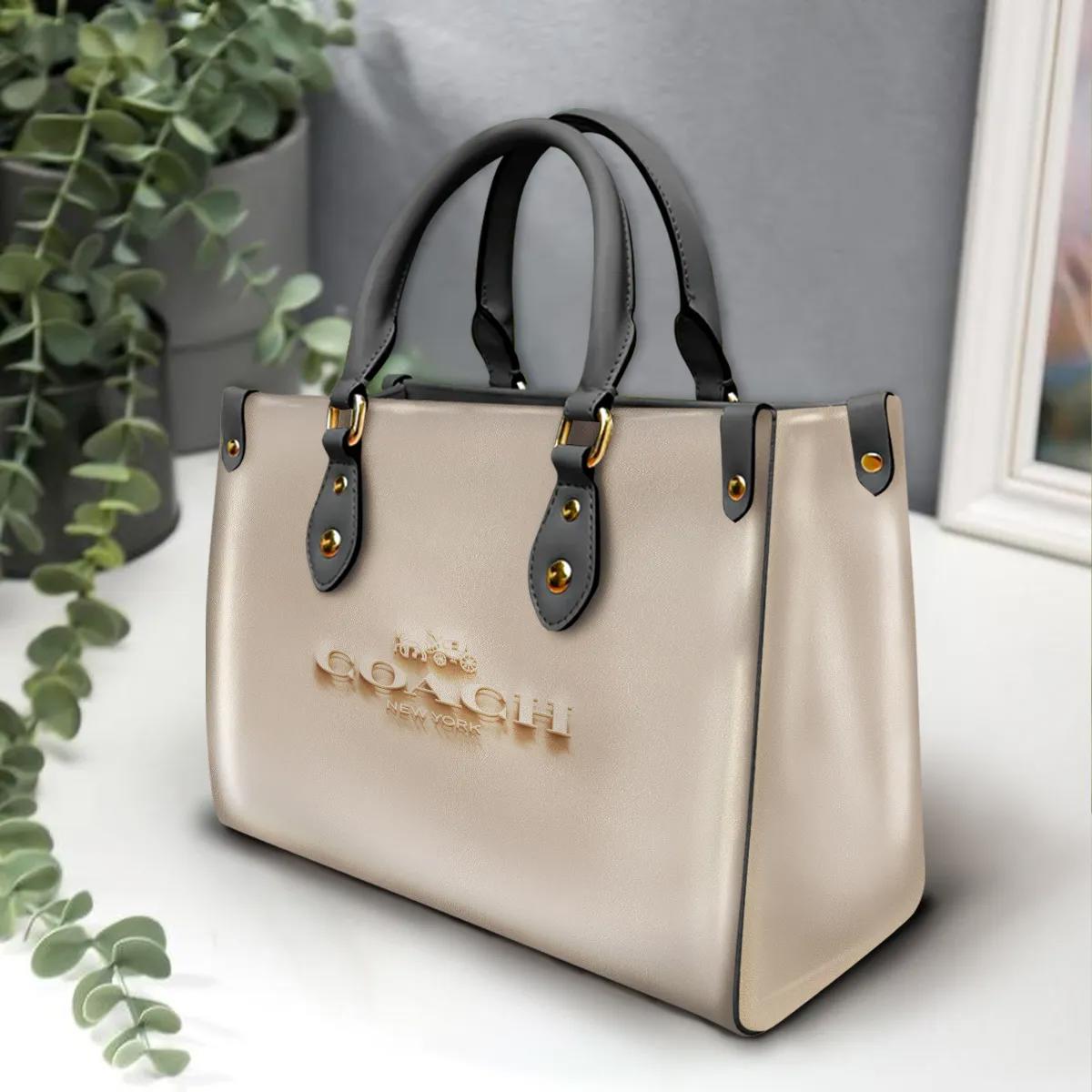 Coach Iconic Leather Satchel | Chic Statement Bag