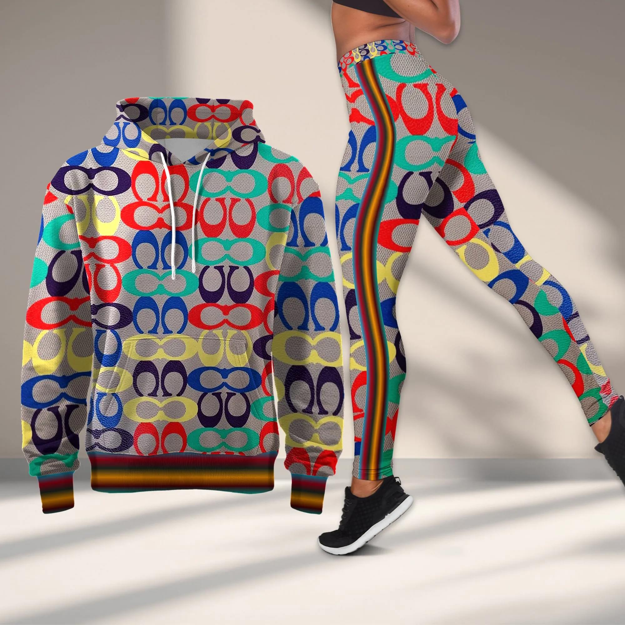 Coach Iconic Logo Print Joggers Set
