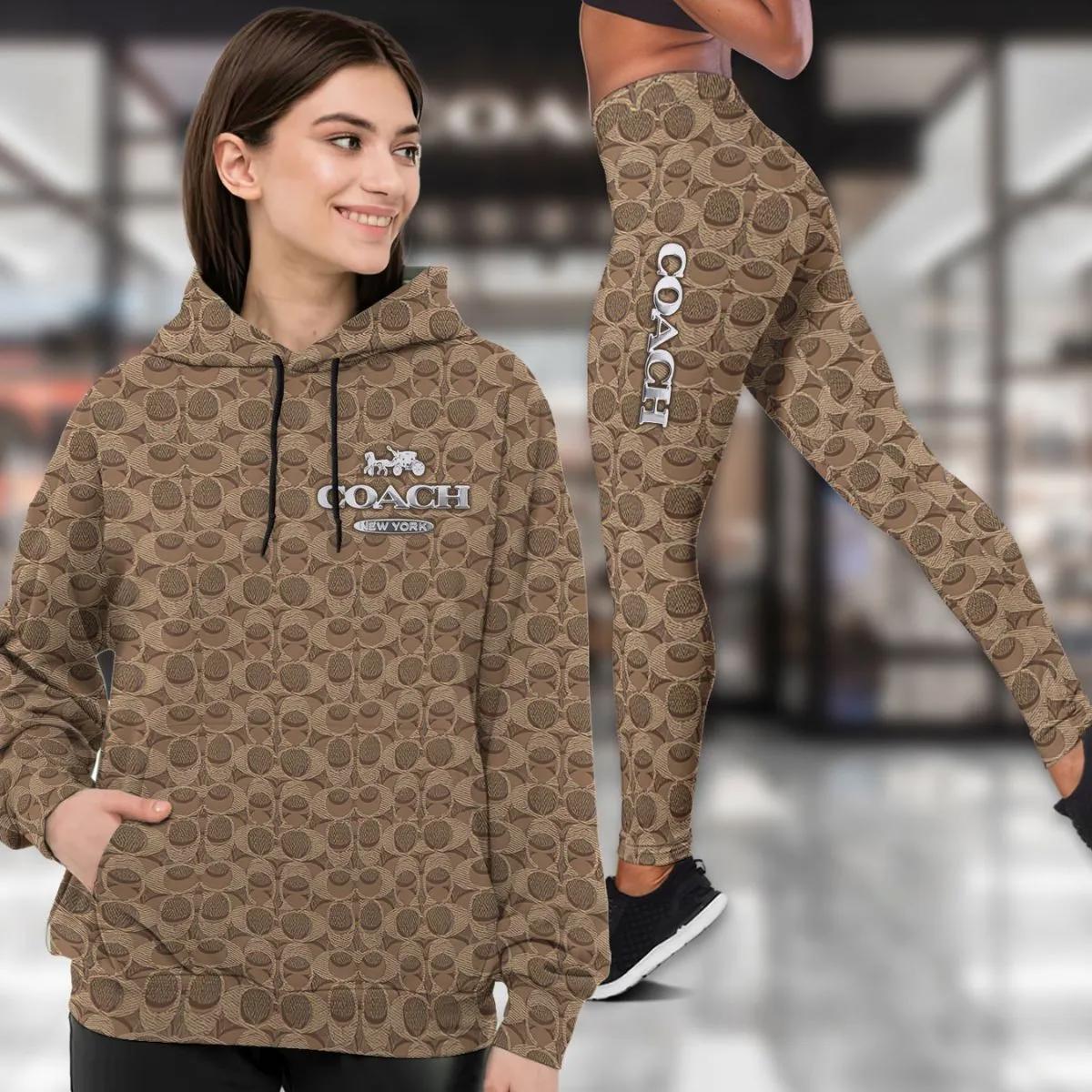 Coach Iconic Monogram Leggings Set