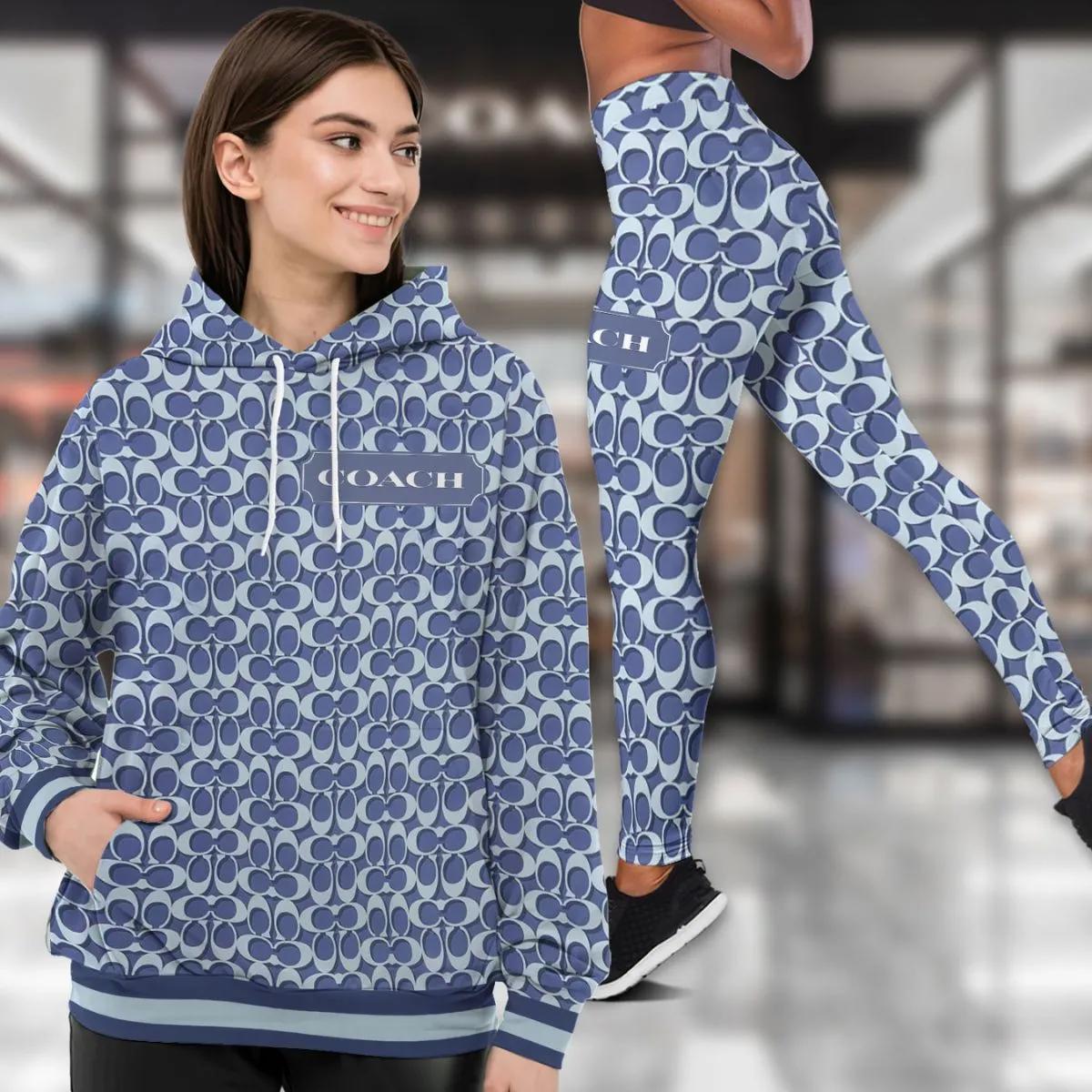 Coach Iconic Navy and White Pattern Set