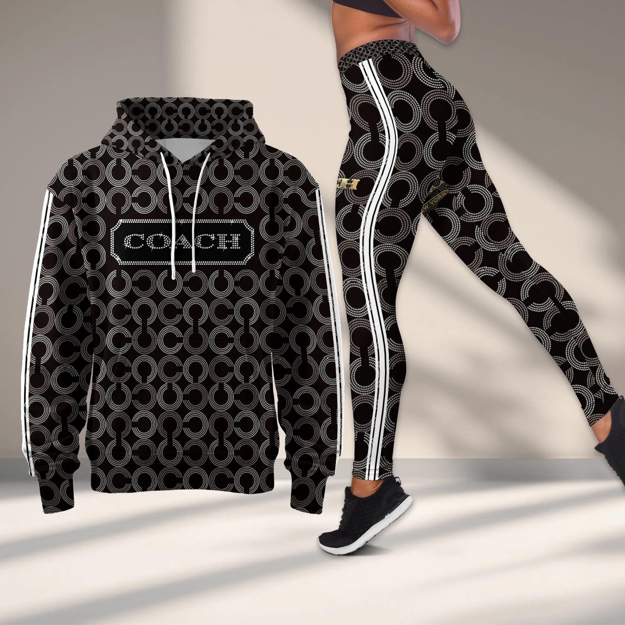 Coach Iconic Statement Hoodie and Leggings Set