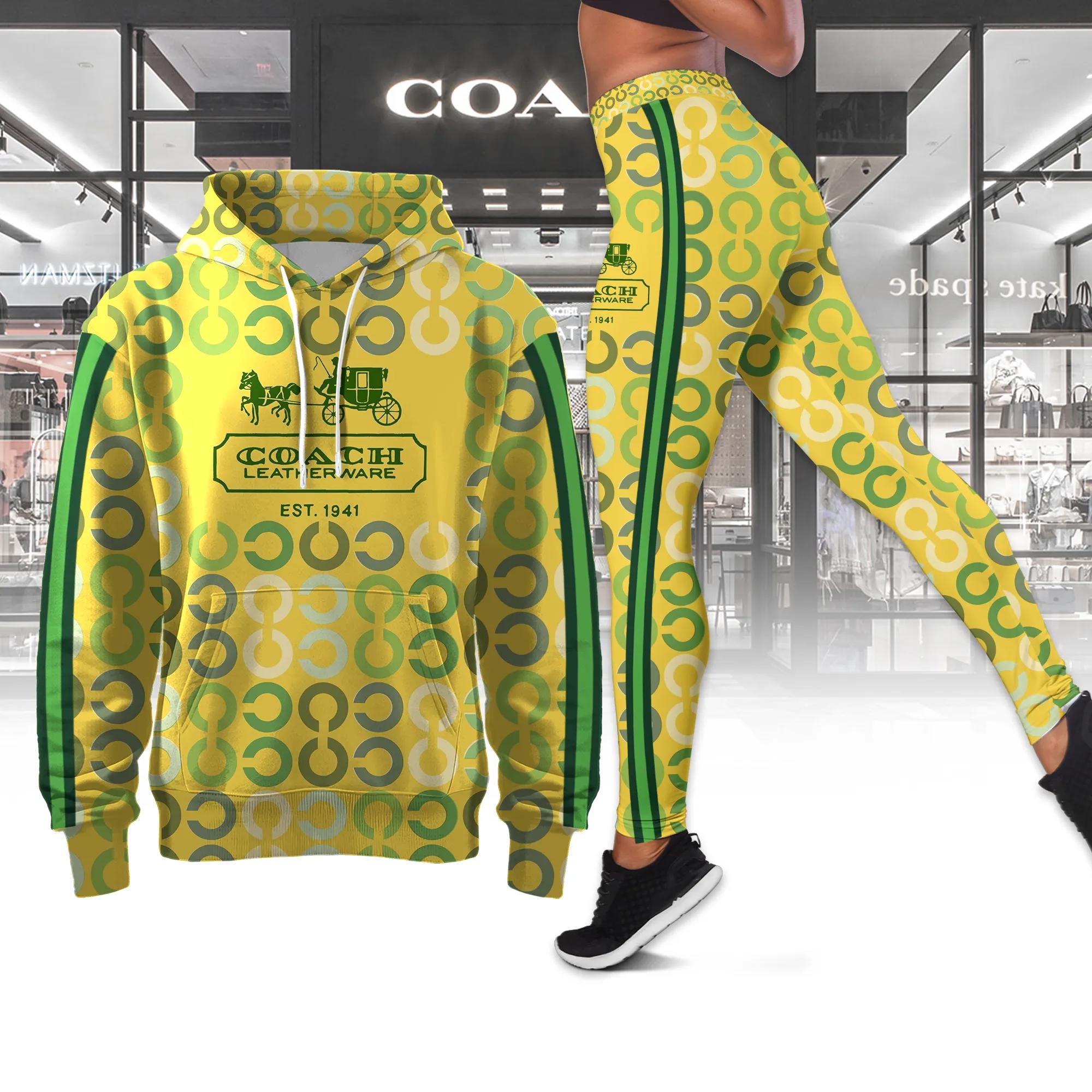 Coach Leatherware Yellow Jogger Set