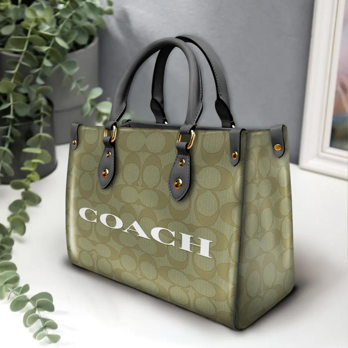 Coach Statement Iconic Olive Tote Bag