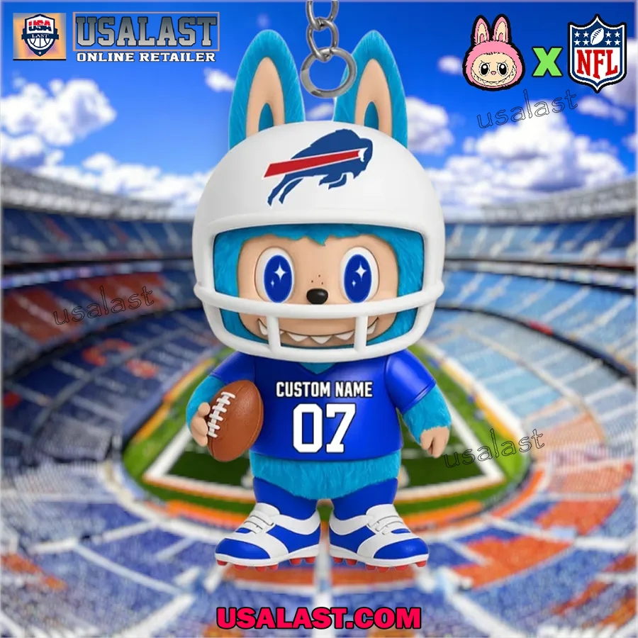 Custom NFL Buffalo Bills Mascot Keychain