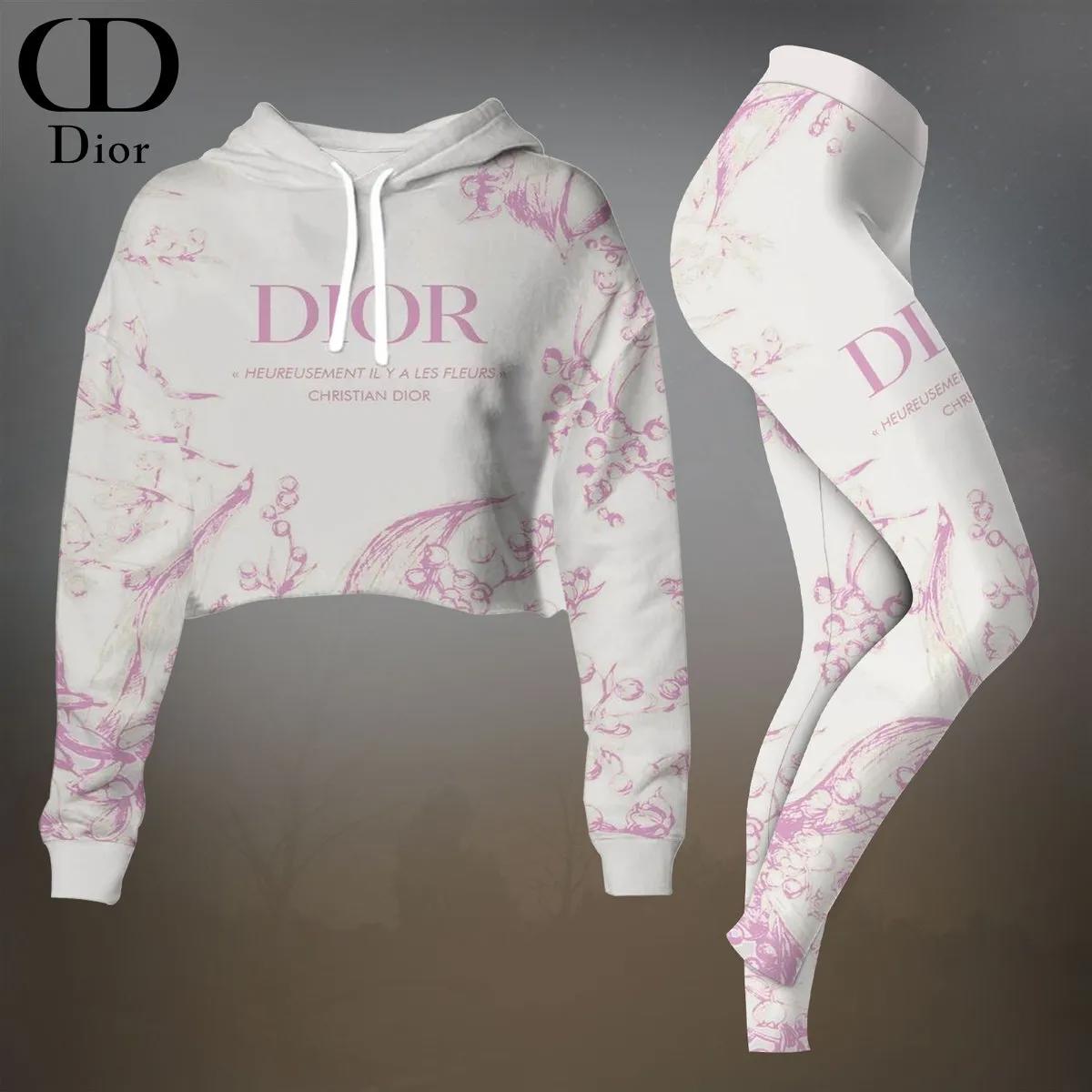 Dior Floral Print Loungewear Set