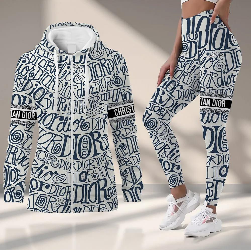 Dior Logo Print Jogger Set Modern Statement