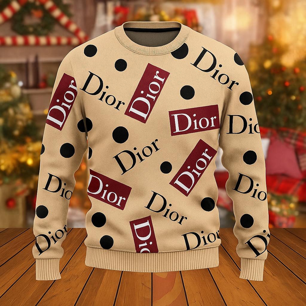 Dior Premium Polka Dot Sweater