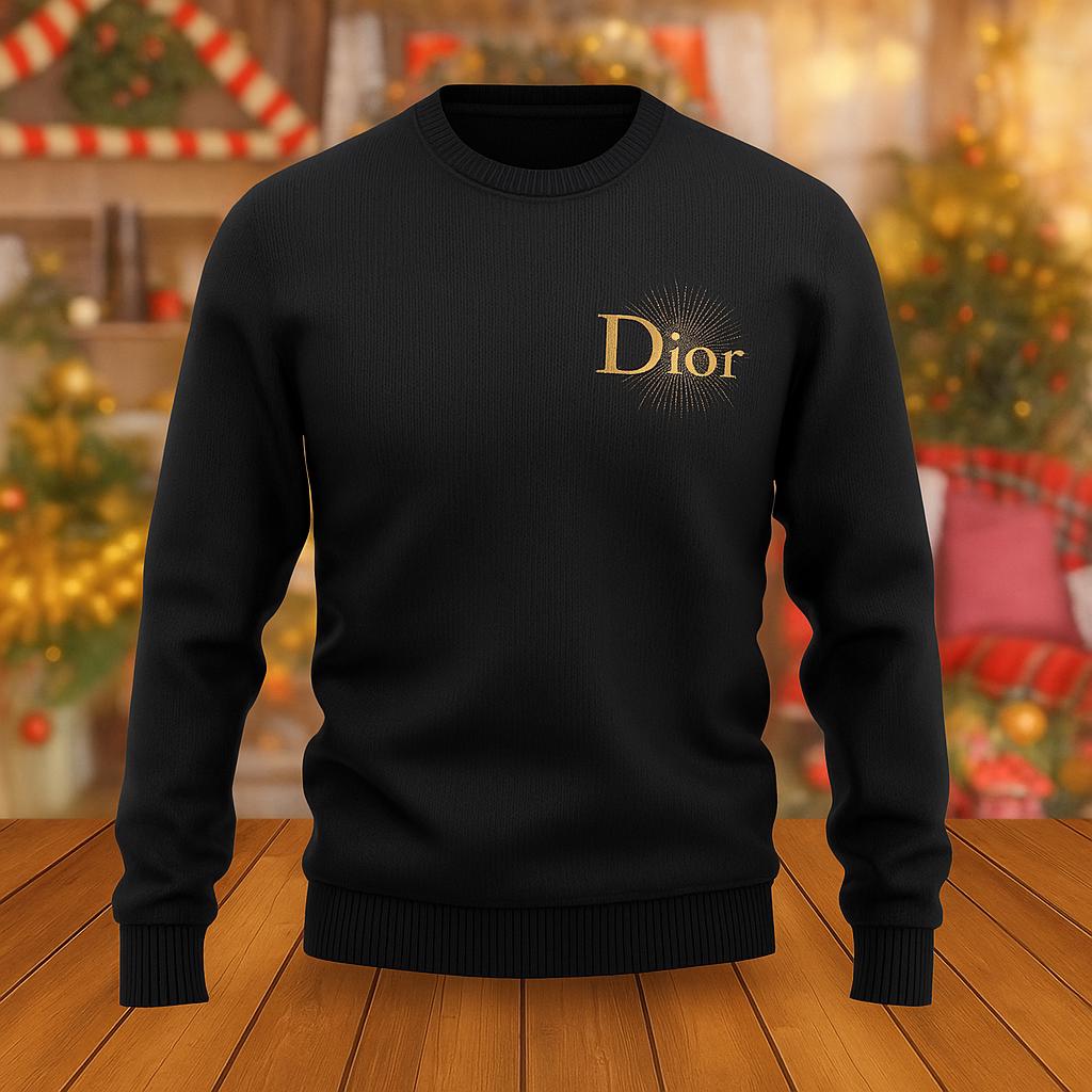 Dior Statement Black Sweater for Modern Luxe Wearers