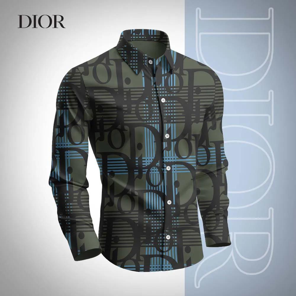 Dior Statement Print Long Sleeves Shirt
