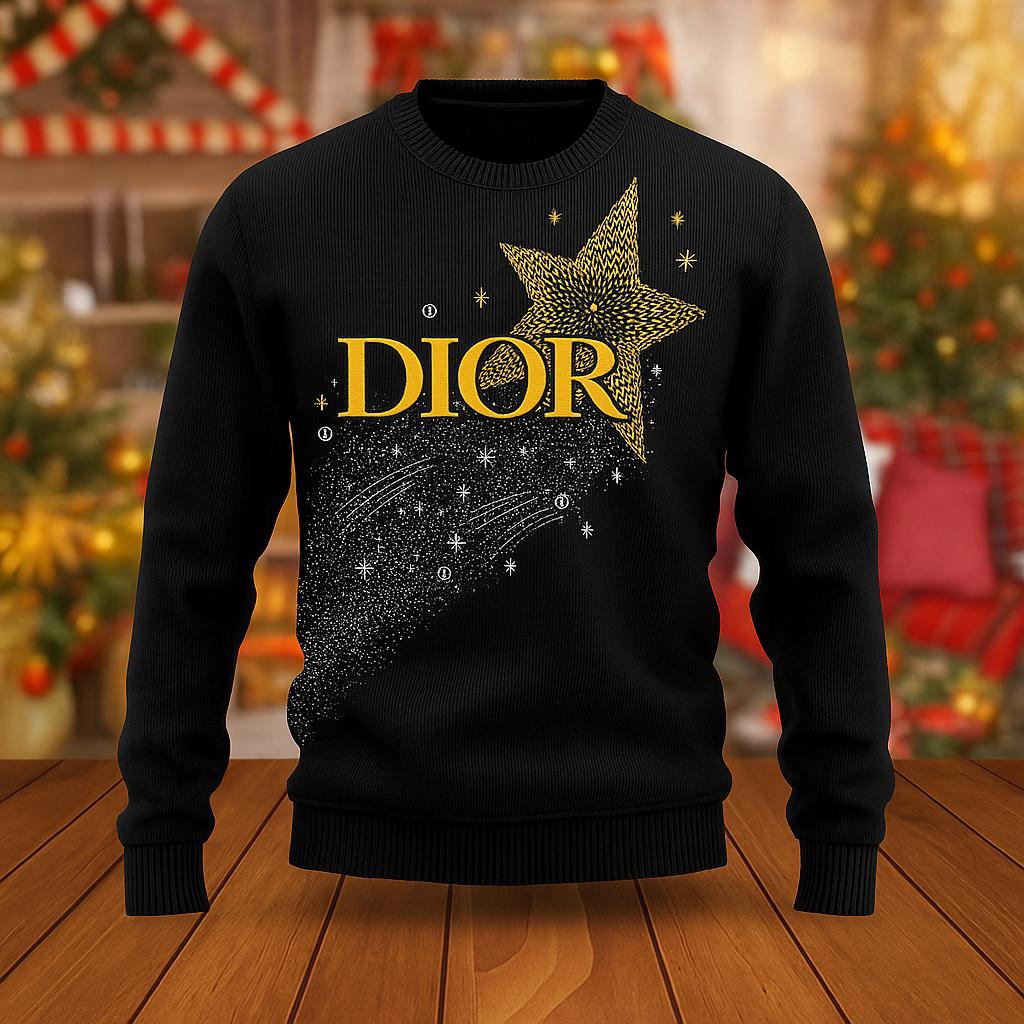 Dior Statement Star Sweater Luxury Holiday Edition