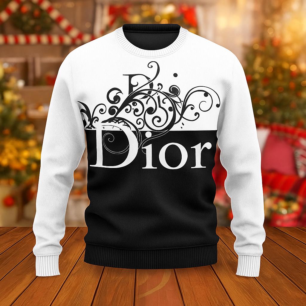 Dior Statement Sweater Black & White Holiday Edition