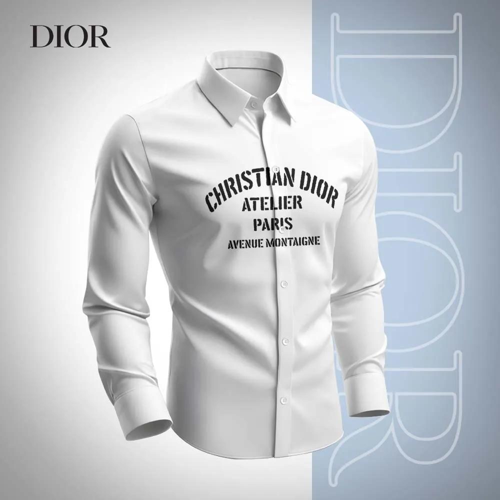 Dior's Edgy Parisian Statement Long Sleeves Shirt