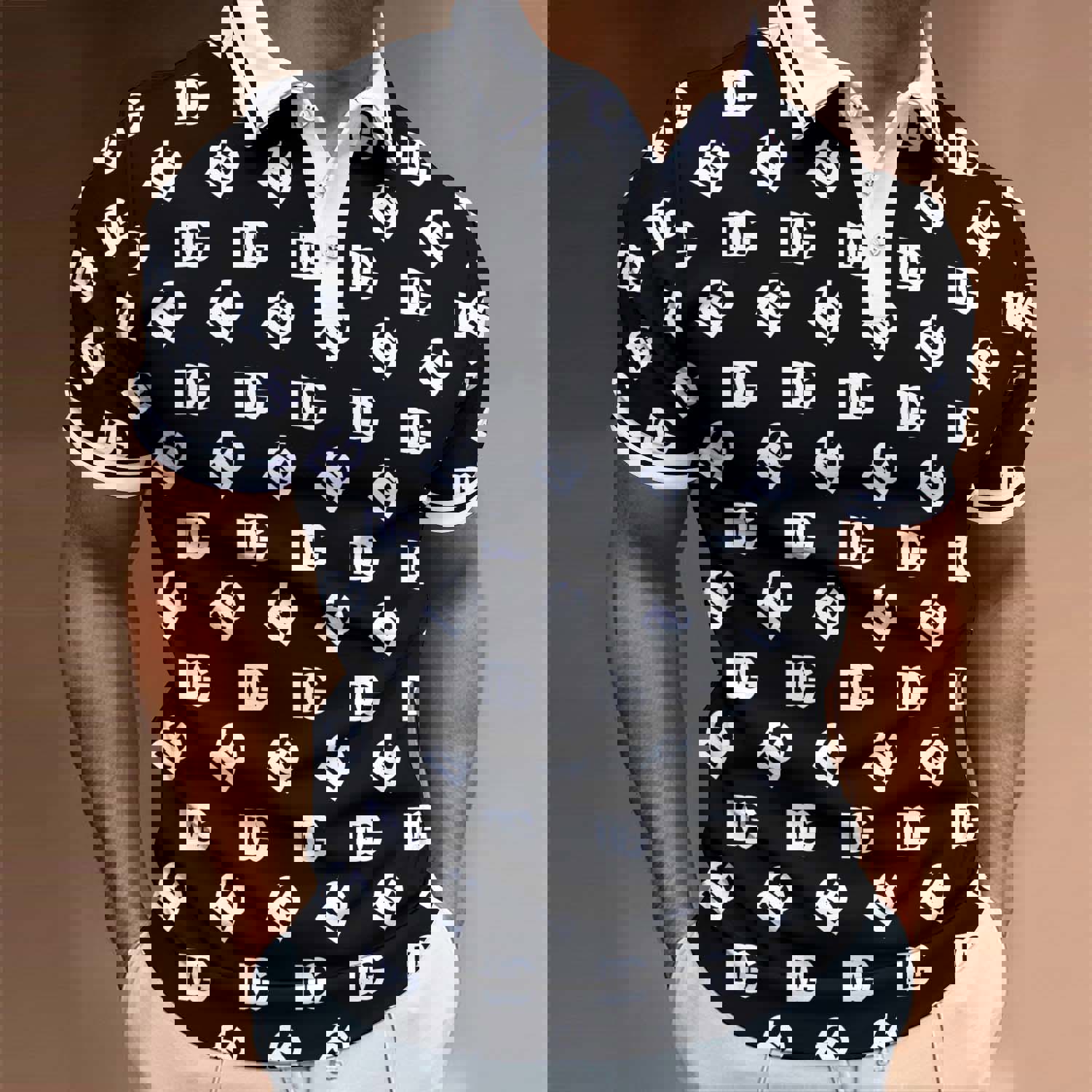 Dolce & Gabbana Bold Polka Dot Polo