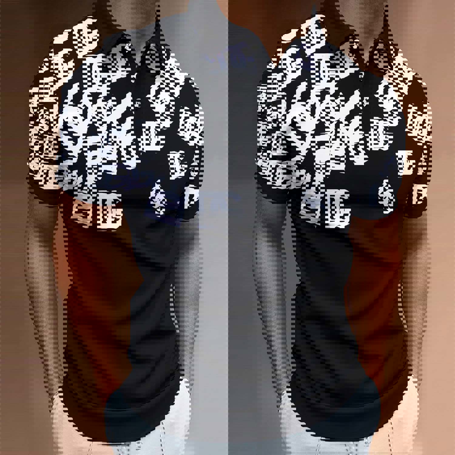 Dolce & Gabbana Bold Print Polo Shirt