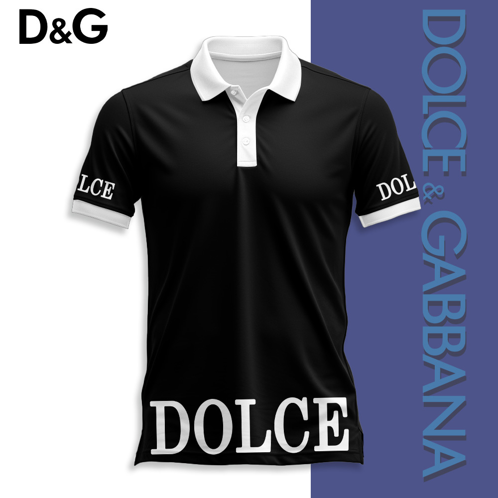 Dolce & Gabbana Bold Statement Black Polo