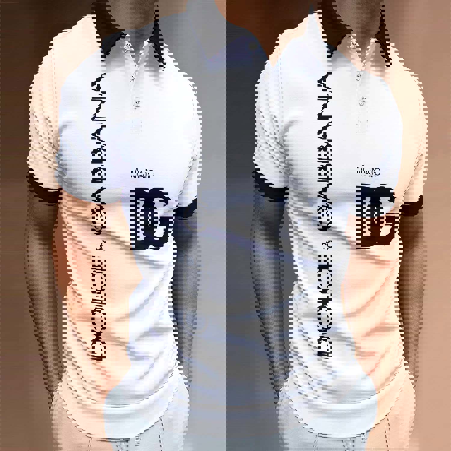 Dolce & Gabbana Classic Polo Statement Tee
