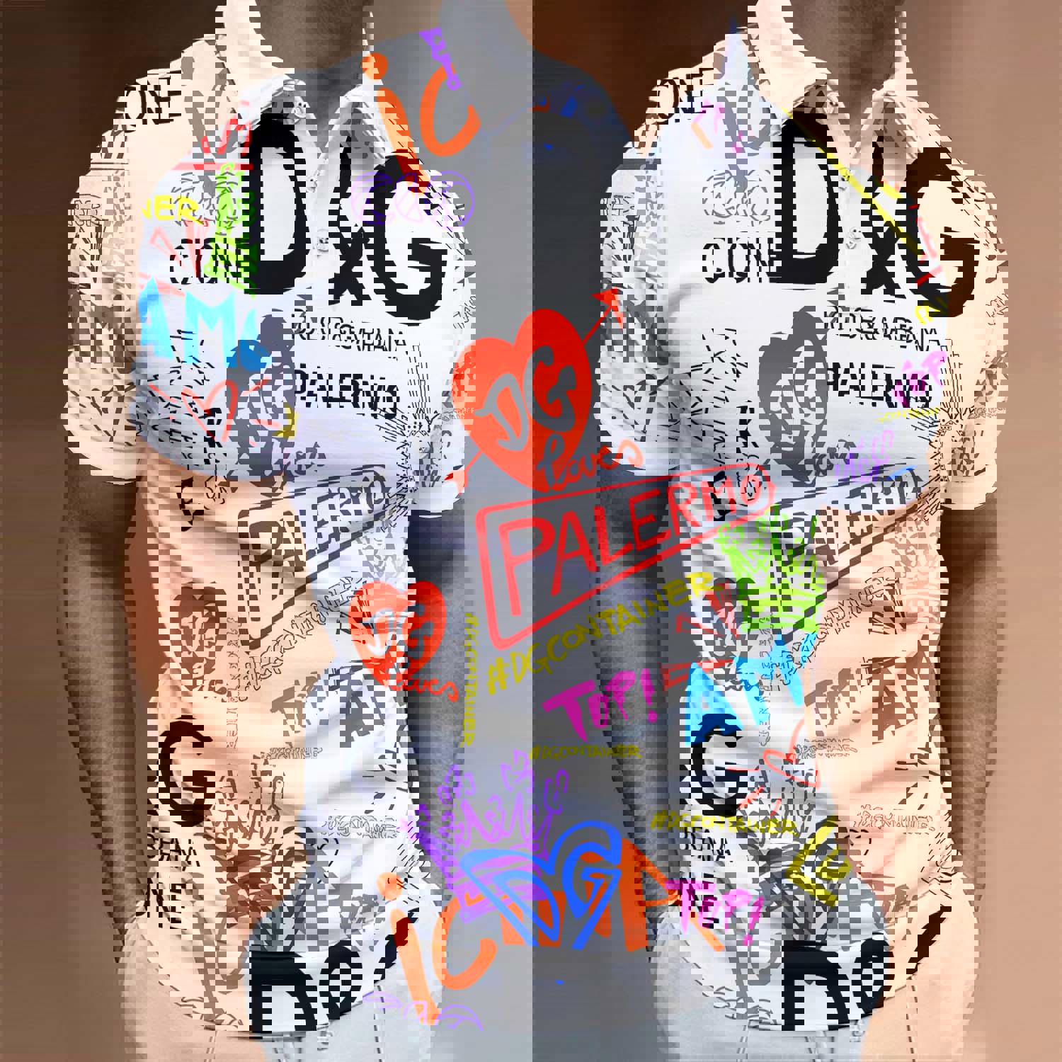 Dolce&Gabbana Urban Graffiti Polo