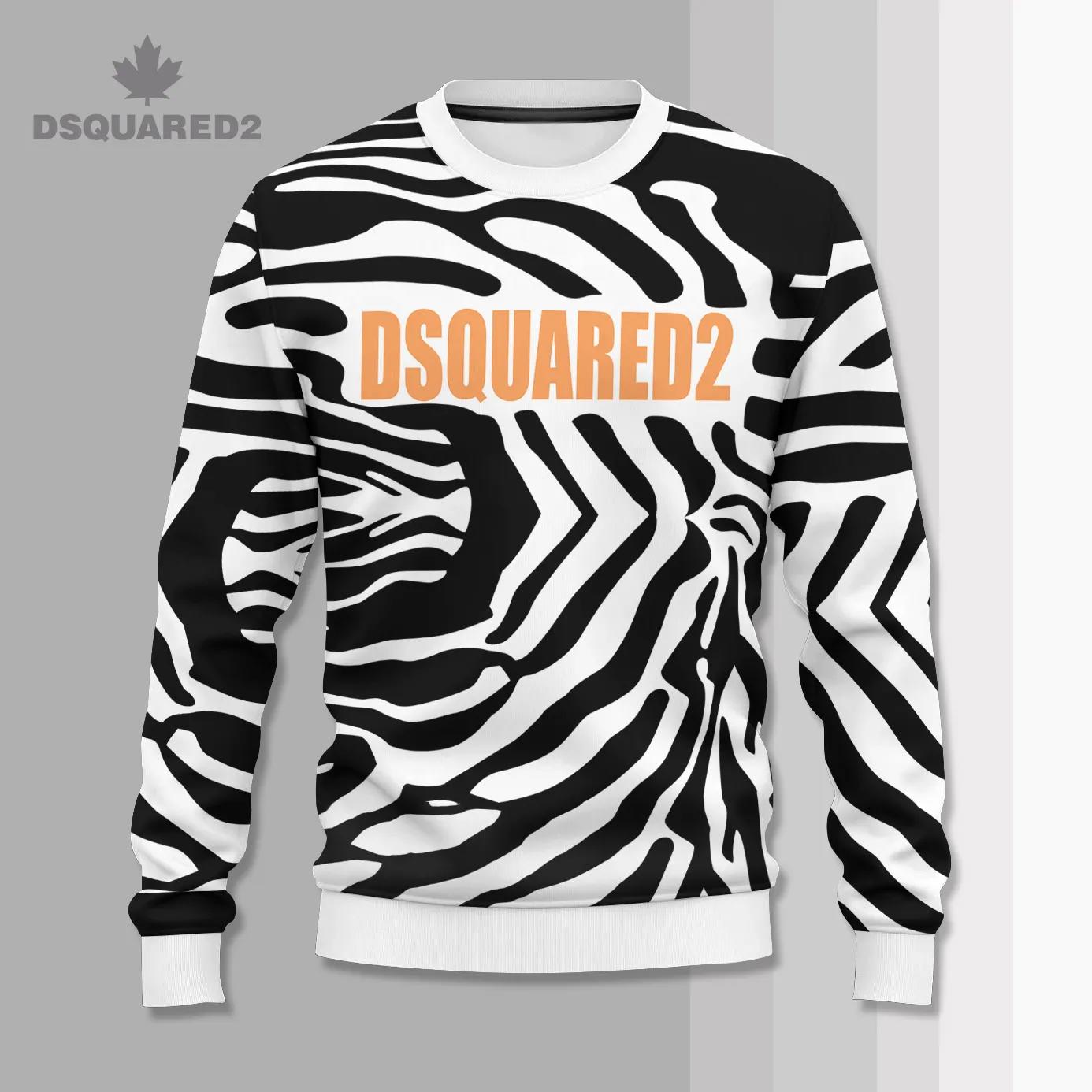 Dsquared2 Bold Zebra Print Sweater