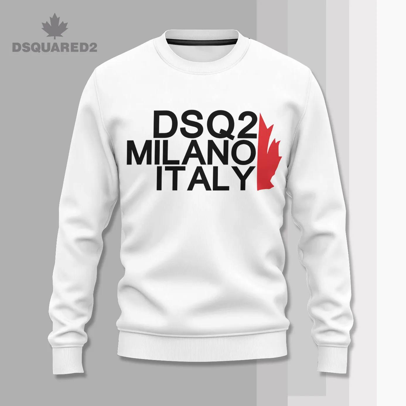 Dsquared2 Statement Sweater White and Bold Logo