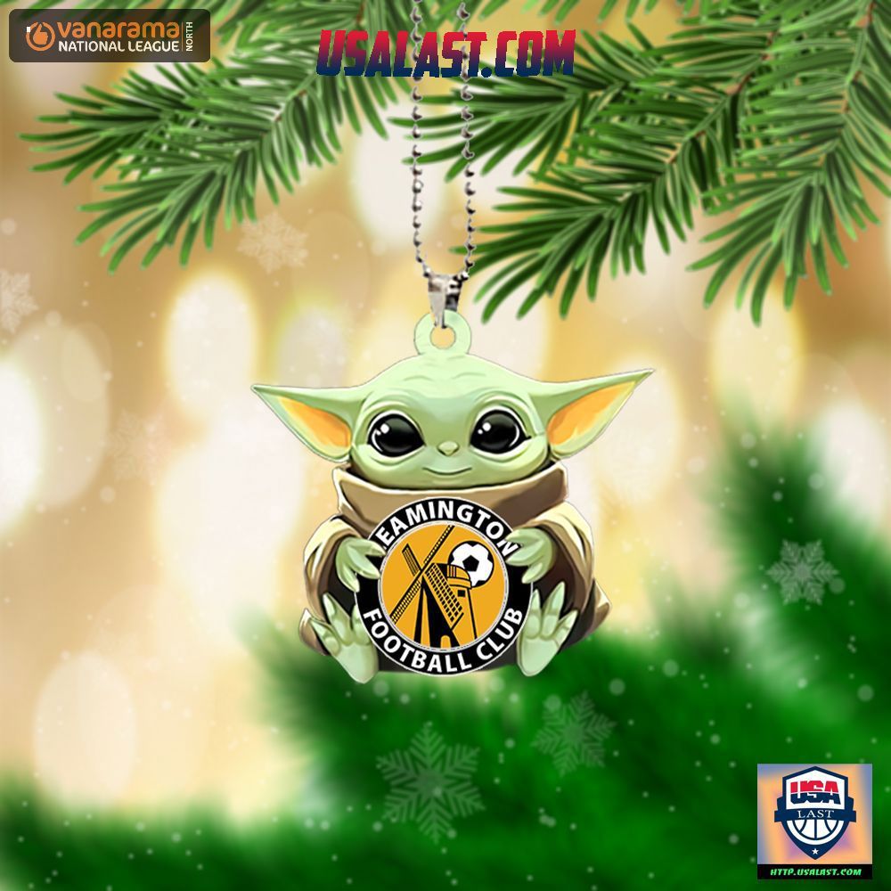 Eamington Football Club Baby Yoda Ornament