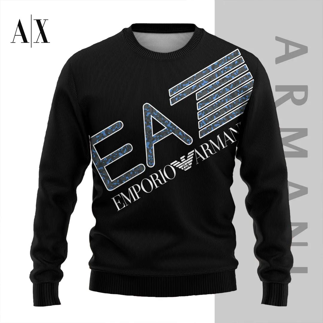Emporio Armani Iconic Black Statement Sweater