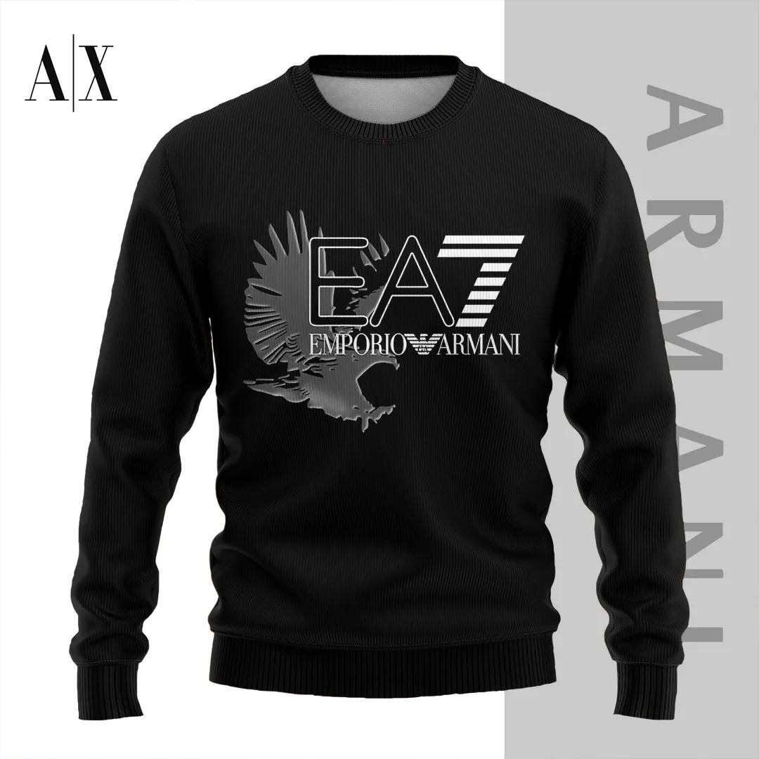Emporio Armani Statement Sweater Bold Eagle Print