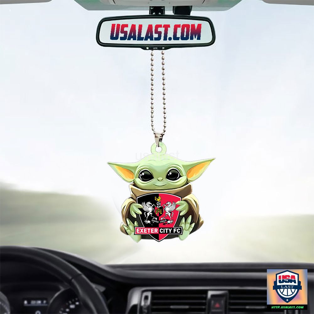 Exeter City FC Baby Yoda Ornament