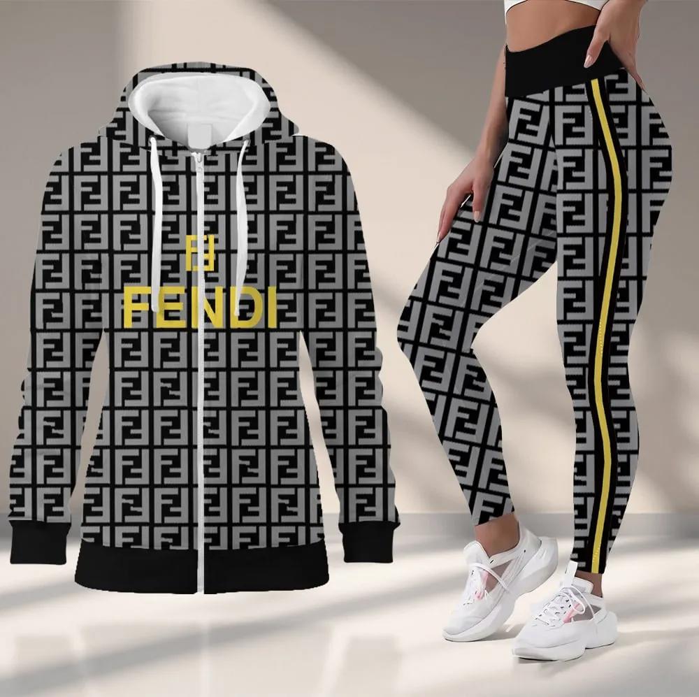 FENDI Monogram Jogger Set Chic Modern Luxury Gift