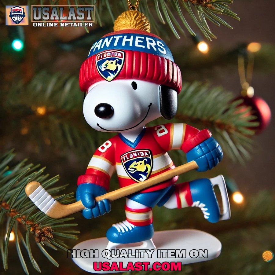Florida Panthers x Peanuts Statement Ornament